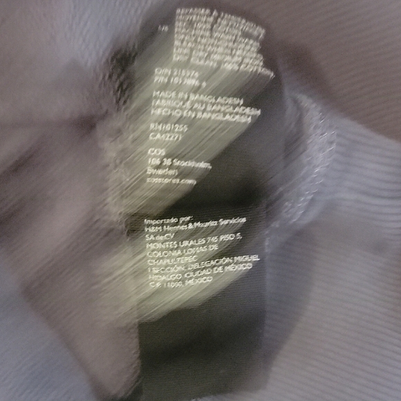 COS Men's Crewneck Sweater in Slate Blue - Picture 4 of 12